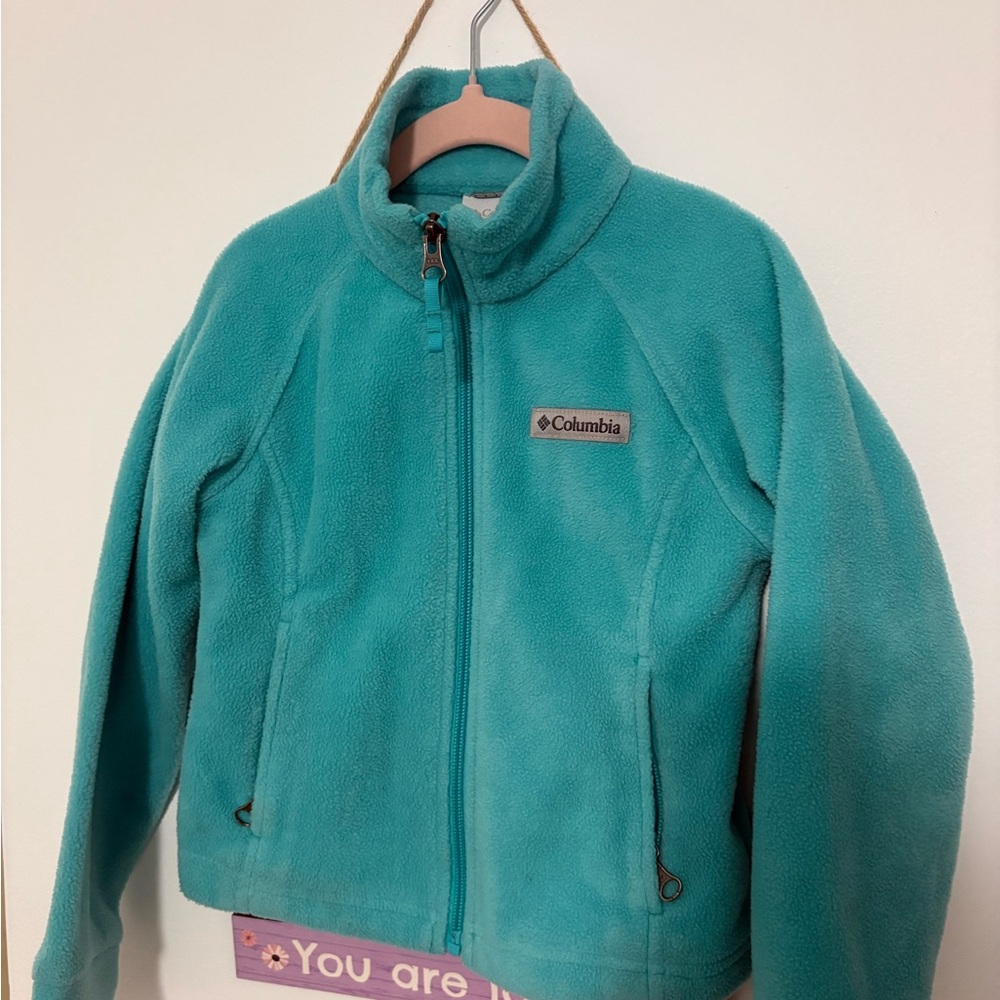 Columbia Kids Turquoise Fleece Jacket